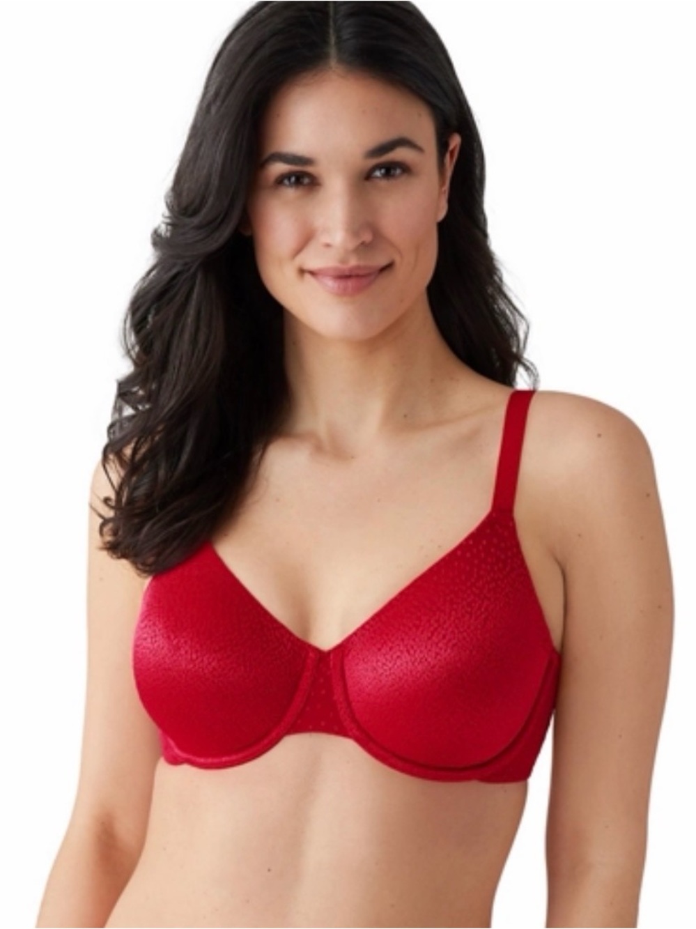 Wacoal 853303 Back Appeal Full Coverage T-Shirt Bra in Cherry Red Sz 38C